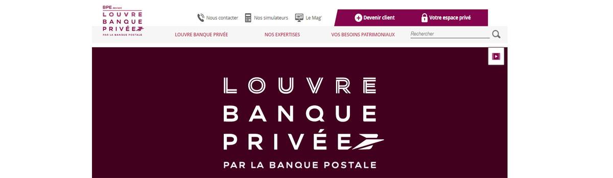 Site Banque Privée Européenne - Capture