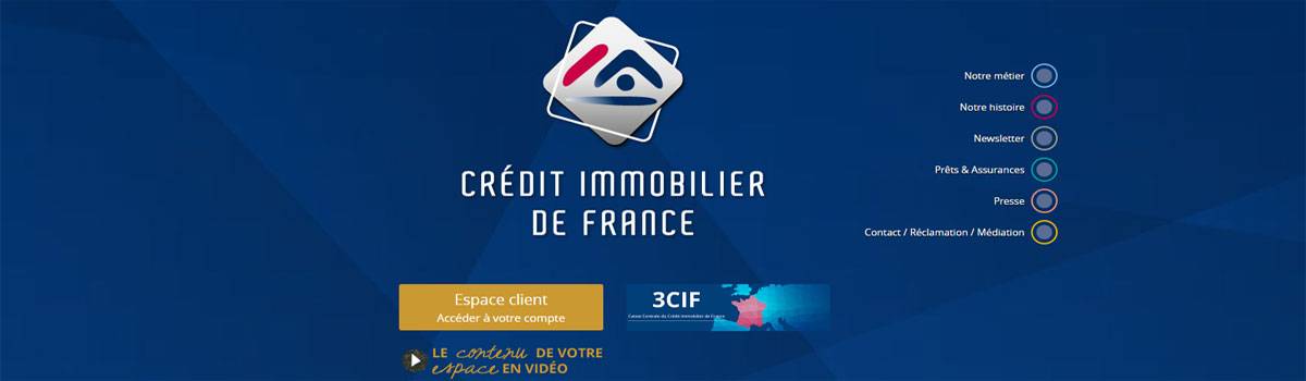 Site Credit Immobilier de France - Capture