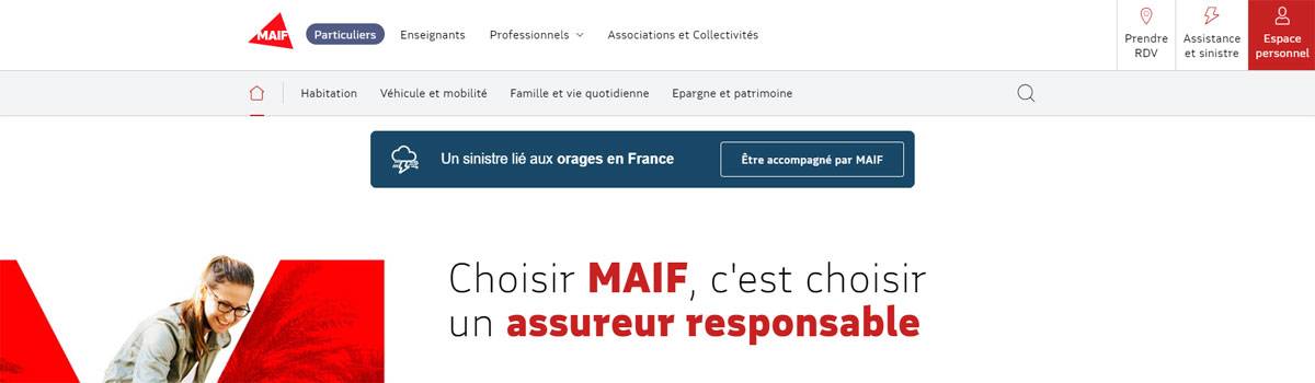 Site MAIF - Capture